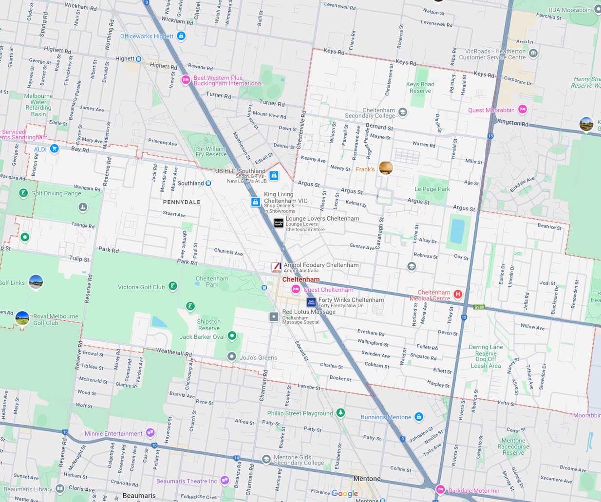 Cheltenham Map Area