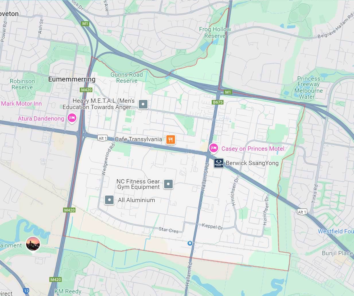 Hallam Map Area