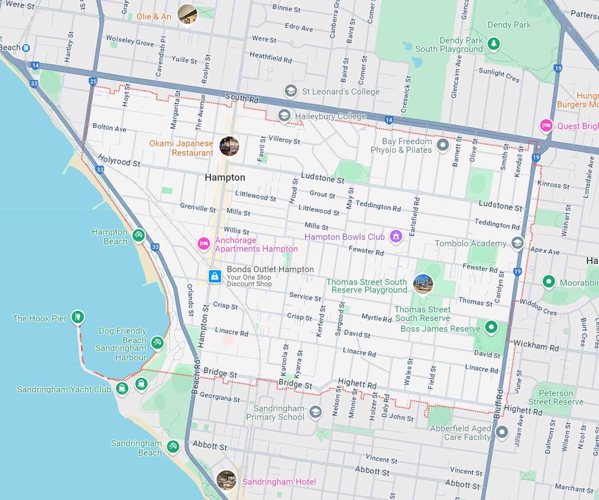 Hampton Map Area