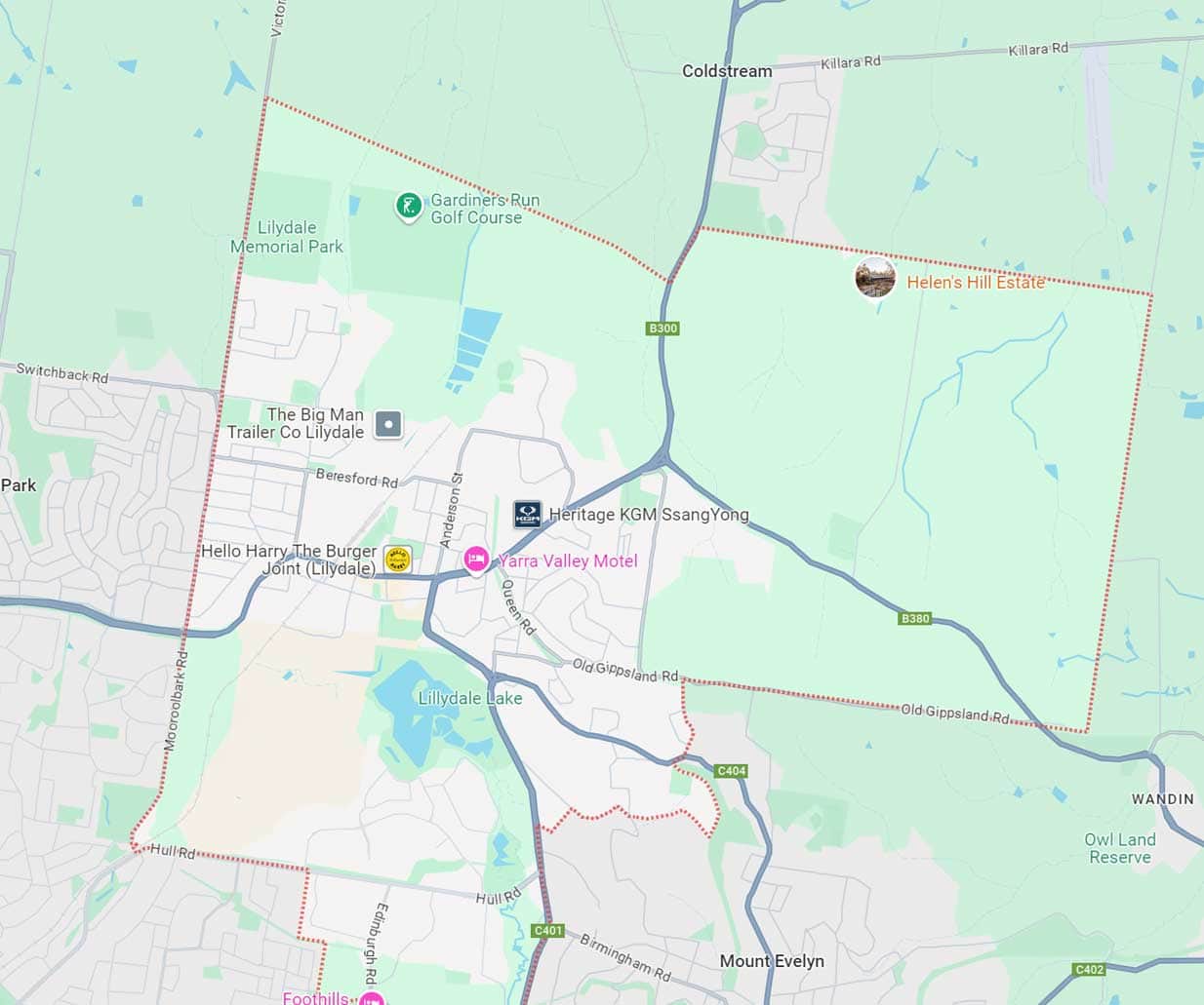 Lilydale Map Area