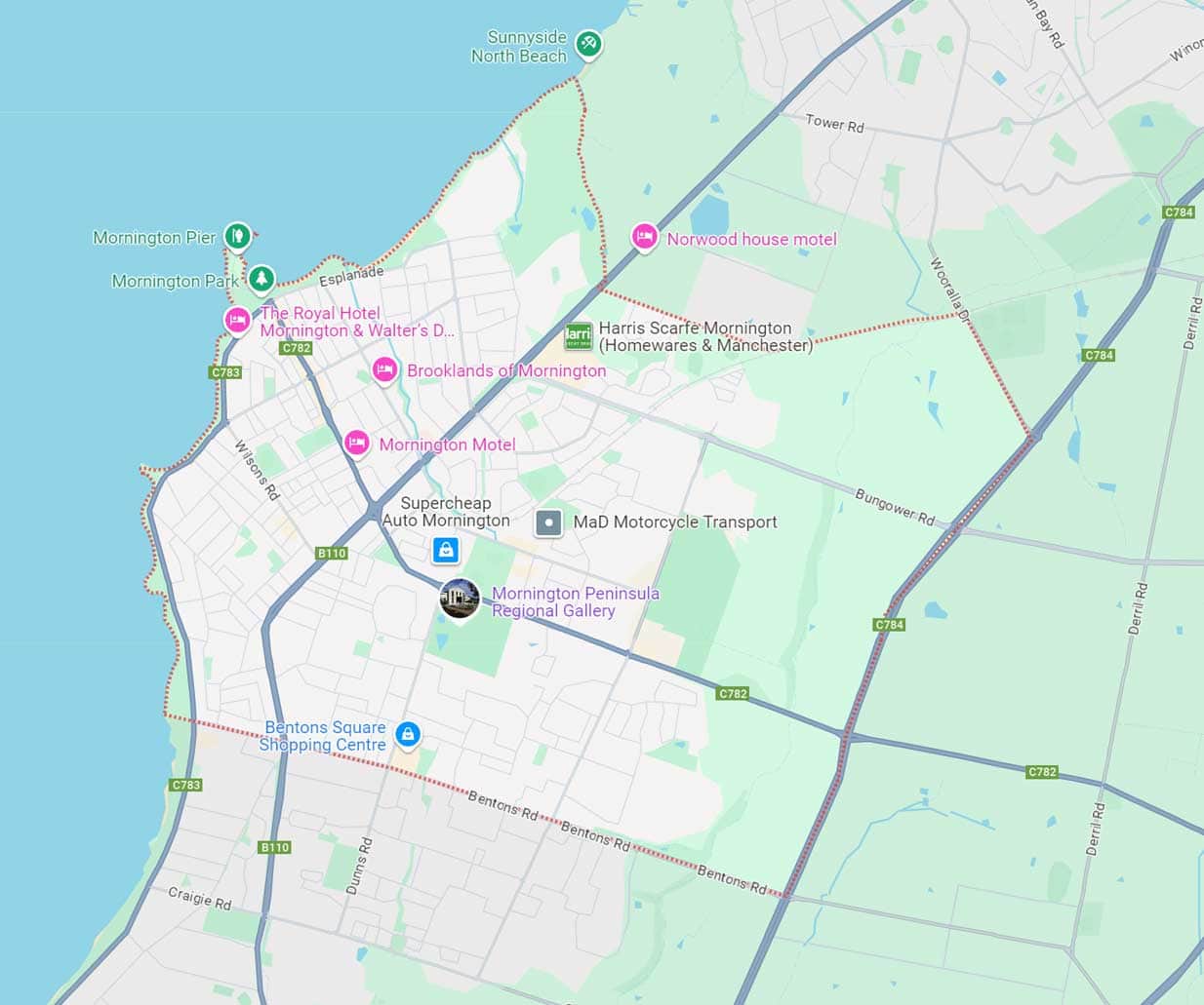 Mornington Map Area